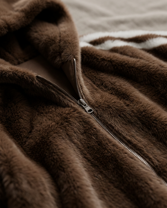 Lúmina Hush – Abrigo Ultra-Suave con Capucha y Cremallera | Calidez y Estilo para esta Navidad 2025