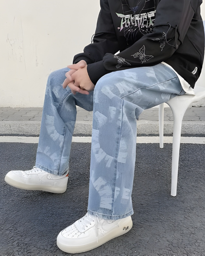 Jeans Holgados y Desgastados Estilo Retro de High Street