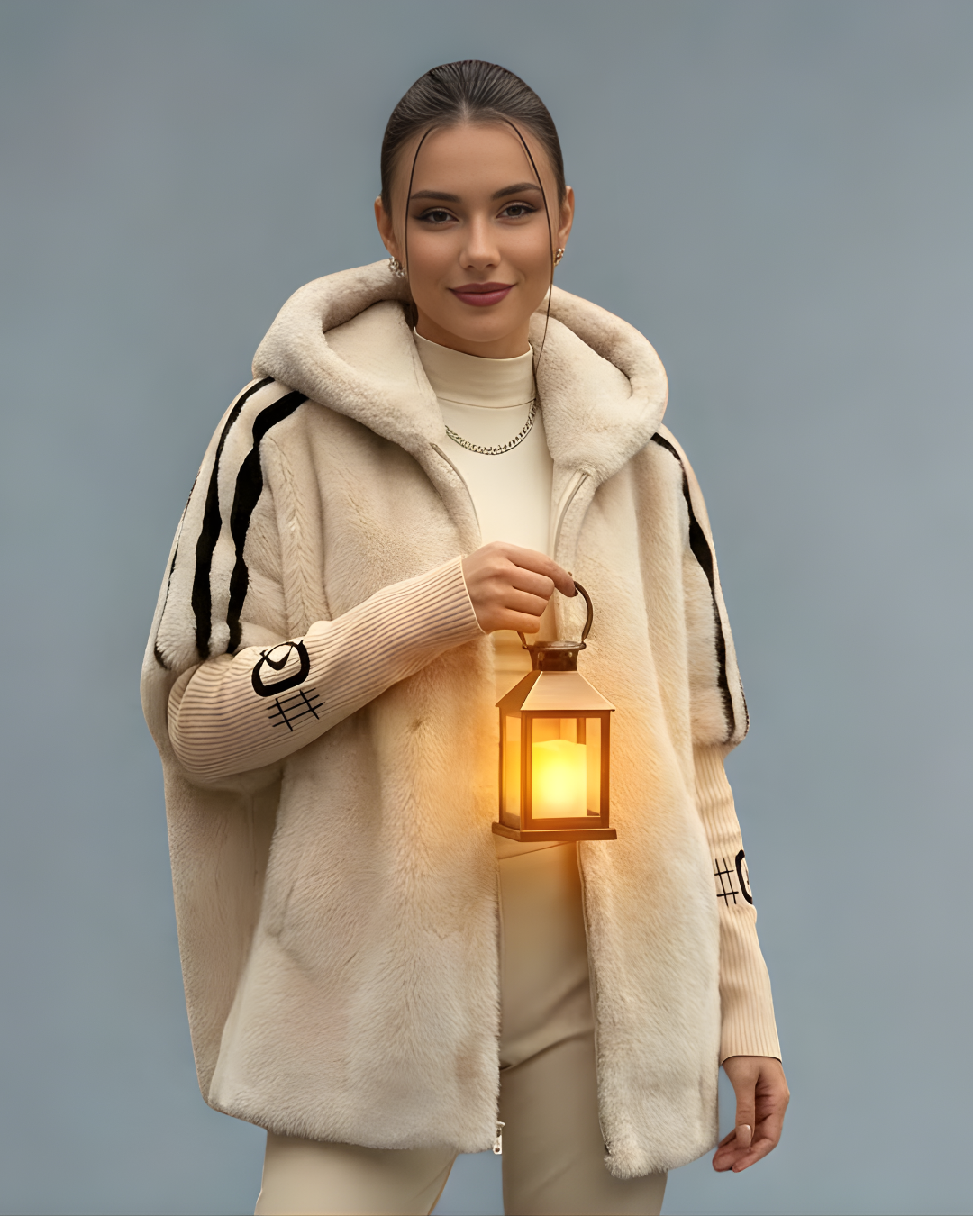 Lúmina Hush – Abrigo Ultra-Suave con Capucha y Cremallera | Calidez y Estilo para esta Navidad 2025